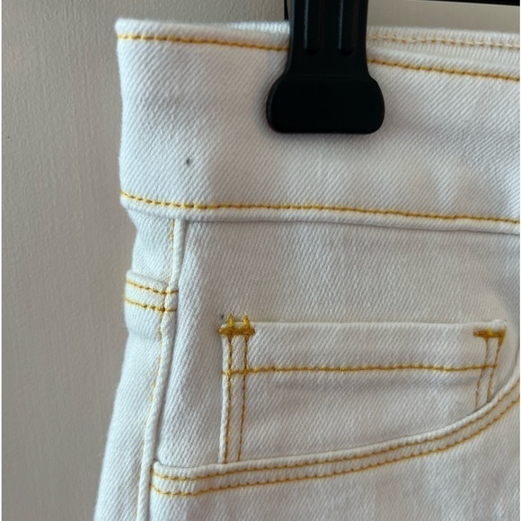 L'Agence Marguerite High Rise Skinny NWT Jeans Blanc White Sunset Gold Wash - Picture 5 of 16
